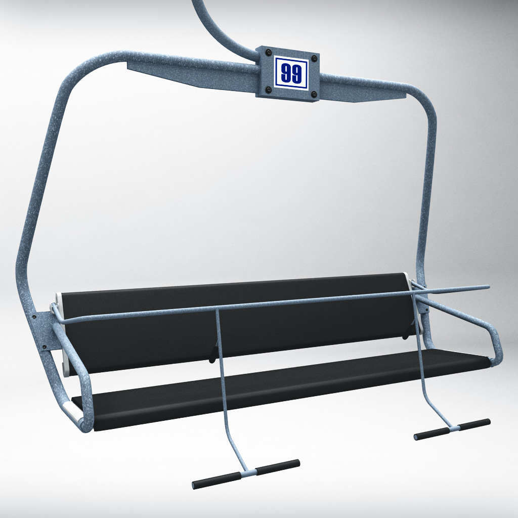 Ski lift chair by kr3atura | 3DOcean